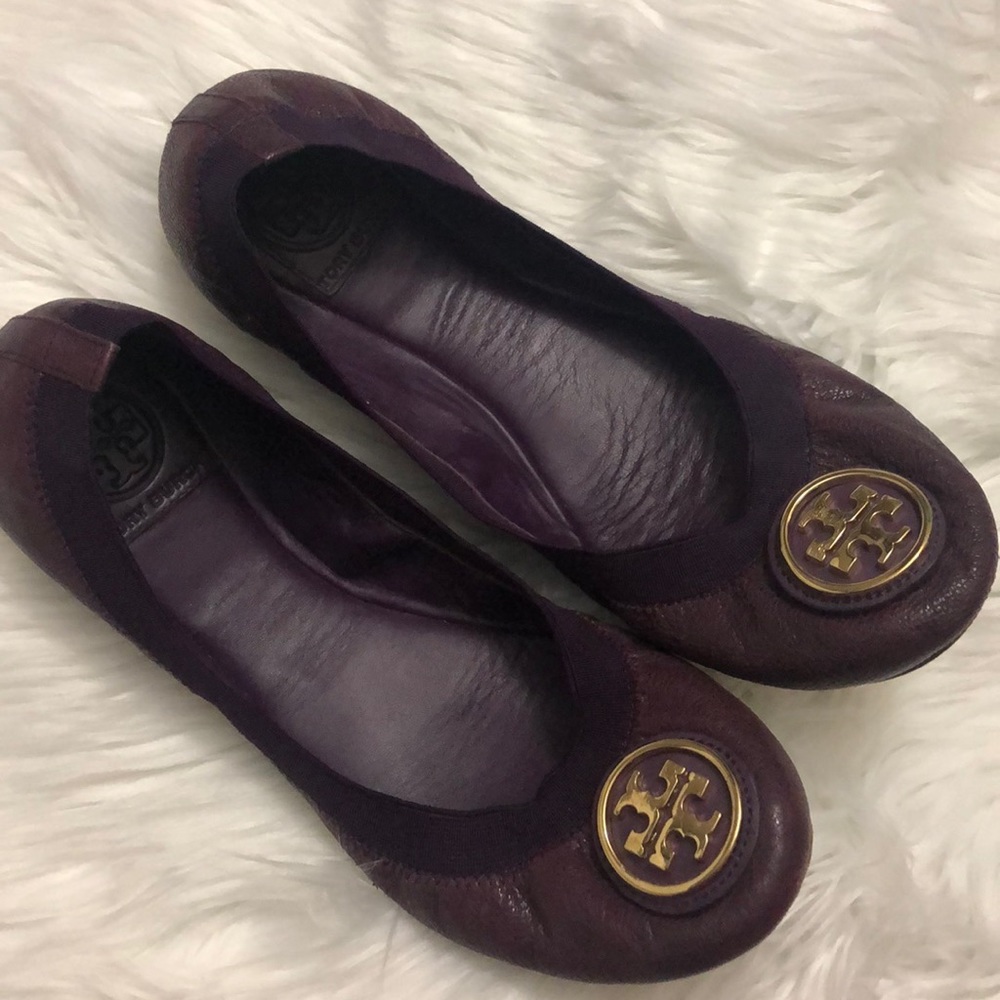 Purple Authentic Tory Burch Flats